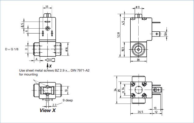 Bản vẽ Type 0117 Van điện từ Burkert Việt Nam Bản vẽ Type 0117 Van điện từ Burkert Việt Nam