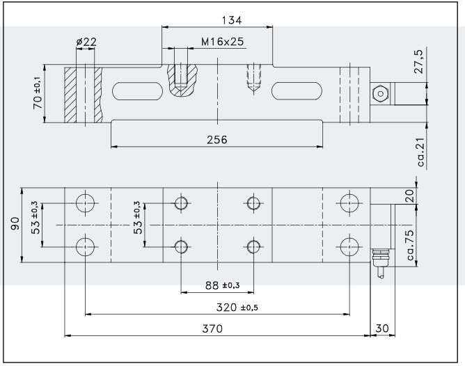 Loadcell cân bồn DWB Schenck Process | Loadcell cân Silo