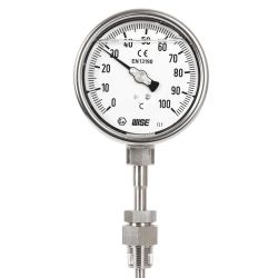 Đồng hồ đo nhiệt độ có dầu dạng chân đứng Wise T259 - Nhiệt kế Wise - Đại lý Wise Control Đồng hồ đo nhiệt độ có dầu dạng chân đứng Wise T259 - Nhiệt kế Wise - Đại lý Wise Control