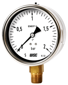 Đồng hồ đo áp suất Wise P253 - Đồng hồ đo áp suất chân đồng P253 - Thiết bị đo áp suất Hàn Quốc P253 Đồng hồ đo áp suất Wise P253 - Đồng hồ đo áp suất chân đồng P253 - Thiết bị đo áp suất Hàn Quốc P253