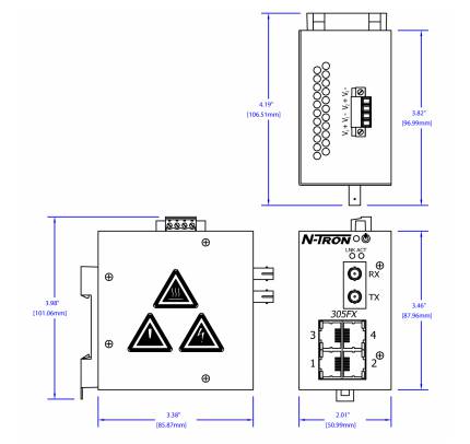 305FX UNMANAGED INDUSTRIAL ETHERNET SWITCH – redlion viet nam 305FX UNMANAGED INDUSTRIAL ETHERNET SWITCH – redlion viet nam