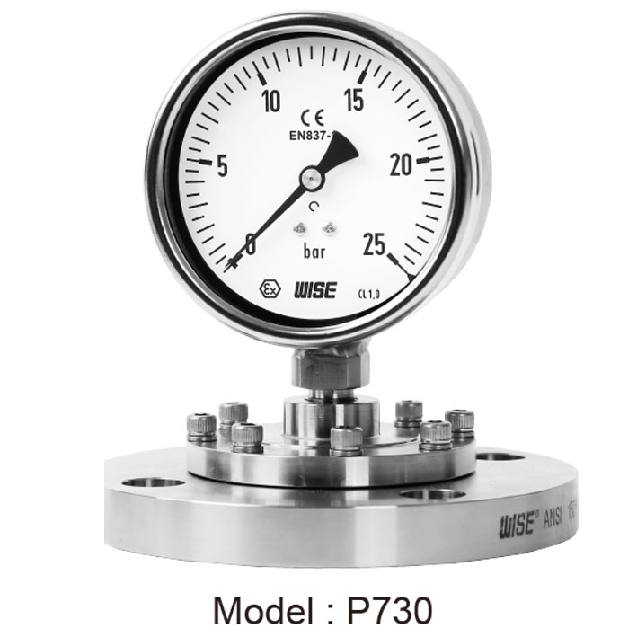 Đồng hồ áp màng wise P720/P730 - Đồng hồ áp suất dạng màng P720/P730 - Đại lý Wise tại việt nam Đồng hồ áp màng wise P720/P730 - Đồng hồ áp suất dạng màng P720/P730 - Đại lý Wise tại việt nam