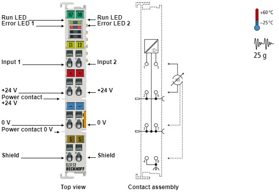 EtherCAT Terminals EL3312 Beckhoff | Đại lý Beckhoff Việt Nam EtherCAT Terminals EL3312 Beckhoff | Đại lý Beckhoff Việt Nam