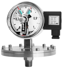 Đồng hồ áp có tiếp điểm điện P501 - 502 -Công tắc áp suất P501 - P502 Đồng hồ áp có tiếp điểm điện P501 - 502 -Công tắc áp suất P501 - P502