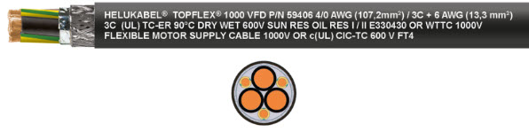 TOPFLEX 1000 VFD Helukabel | Cáp động cơ Helukabel TOPFLEX 1000 VFD Helukabel | Cáp động cơ Helukabel