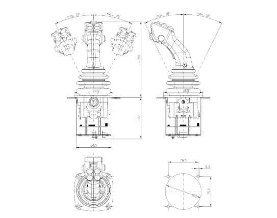 Bản vẽ Cần tay điều khiển NS3 hãng Spohn + Burkhardt Việt Nam Bản vẽ Cần tay điều khiển NS3 hãng Spohn + Burkhardt Việt Nam