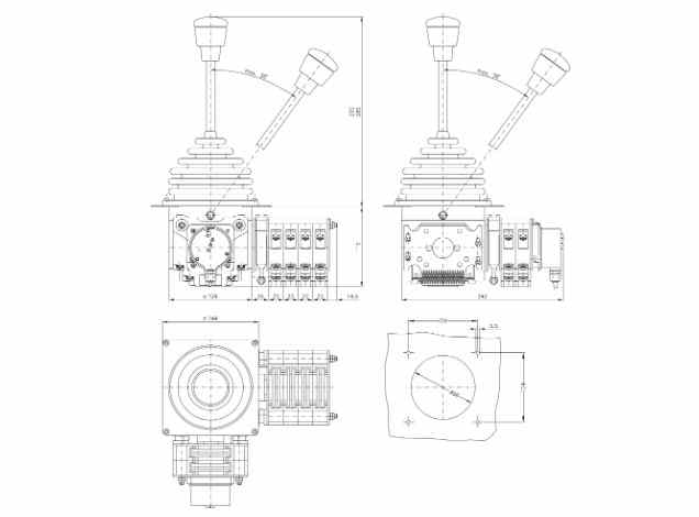 Bản vẽ VNS2 Cần điều khiển joystick Spohn Burkhart Việt Nam Bản vẽ VNS2 Cần điều khiển joystick Spohn Burkhart Việt Nam