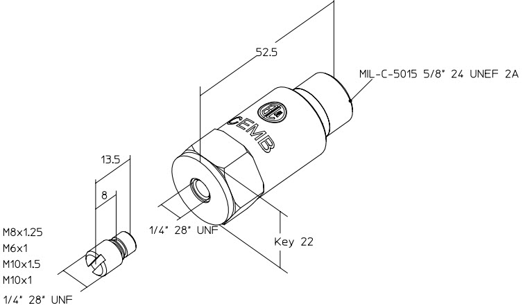 Cảm biến đo độ rung TA18/S CEMB | Đại lý phân phối CEMB tại Việt Nam Cảm biến đo độ rung TA18/S CEMB | Đại lý phân phối CEMB tại Việt Nam