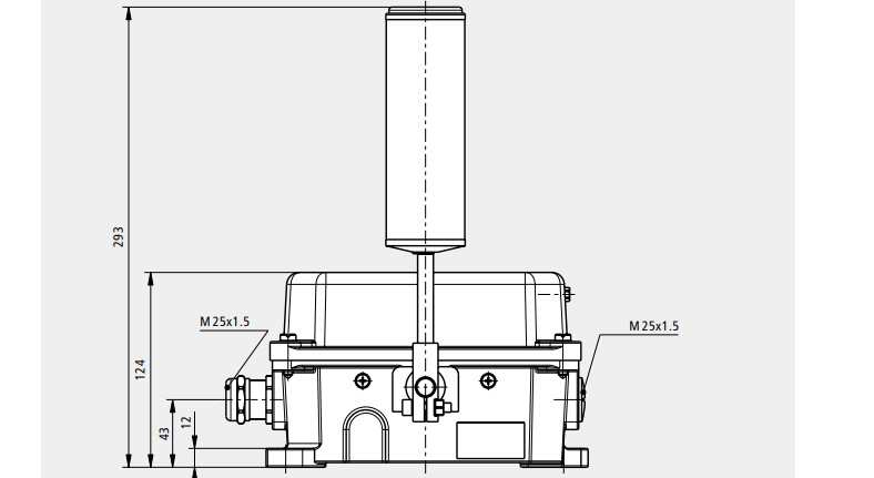 Bản vẽ hình ảnh Công tắc chống lệch băng tải Kiepe SEL 011