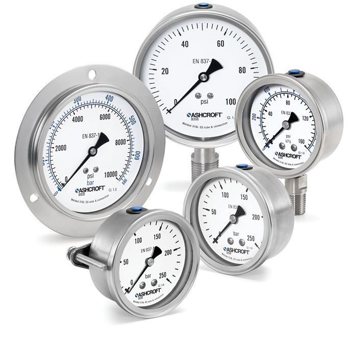 Đồng hồ đo áp suất ASHCROFT 8008S - Ảnh 3