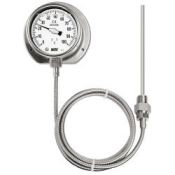 Đồng hồ đo nhiệt độ có dầu dạng ống dẫn Wise T239 - Nhiệt kế Wise Control