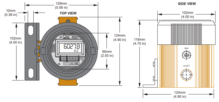 FDY/PRG 4-20mA/12-42VDC-SB2NG | Transmitter Moore Industries