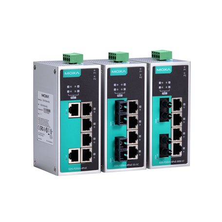 Thiết bị chuyển mạng Ethernet EDS-P206A - Đại lý Moxa Thiết bị chuyển mạng Ethernet EDS-P206A - Đại lý Moxa