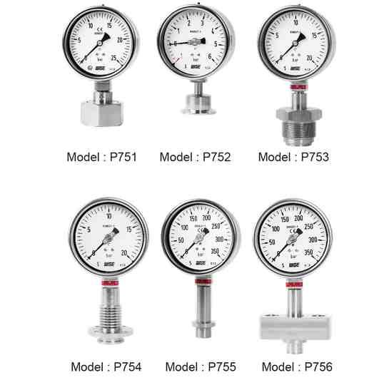 P750, P751, P752, P753, P754, P755, P756 Wise Control- đồng hồ đo áp suất Wise Control