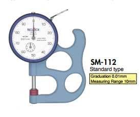 SM-112 Teclock, Đồng hồ đo độ dày Tecklock Việt Nam