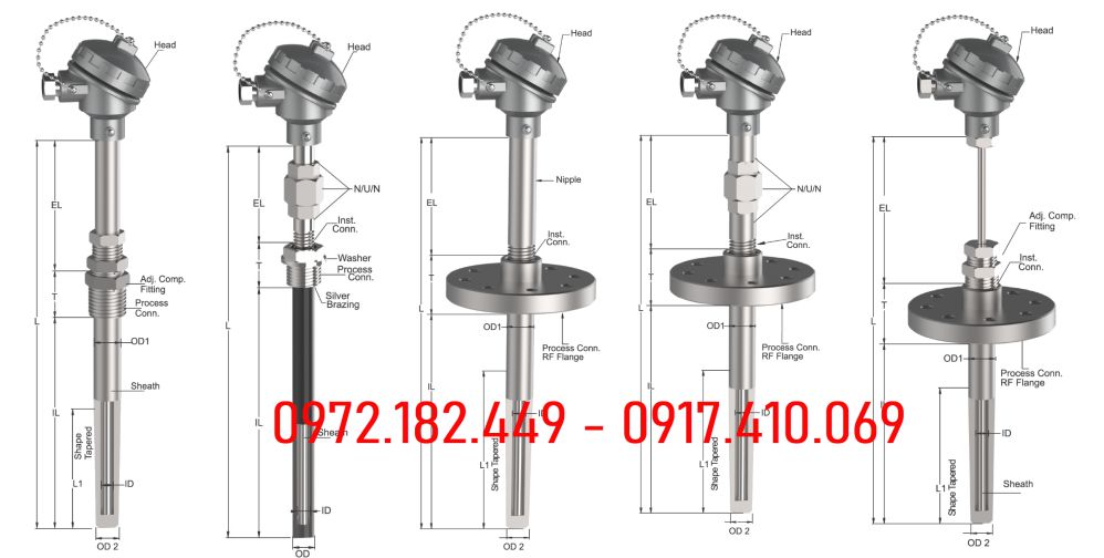 Can nhiệt type K | Thermocouple type K Can nhiệt type K | Thermocouple type K