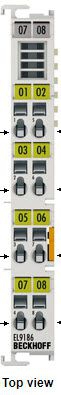 Thiết bị đầu cuối EtherCAT EL9186 Beckhoff | Đại lý Beckhoff tại Việt Nam