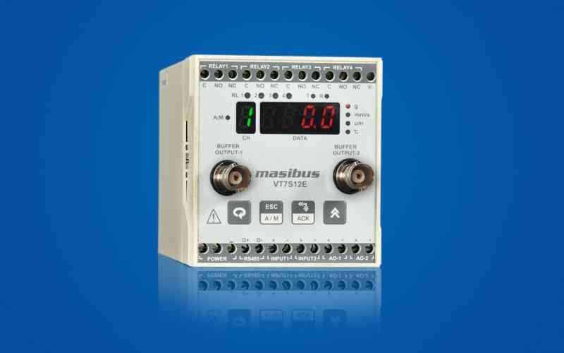 VT7S12E Masibus, Dual Channel Vibration Transmitter Masibus
