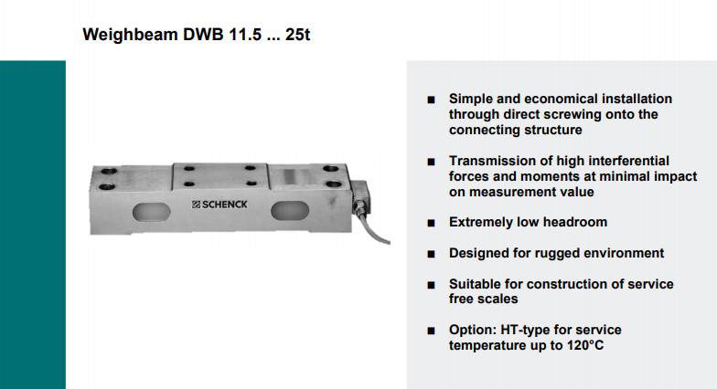 Cảm biến loadcell Schenck process DWB 11.5, DWB 25 t