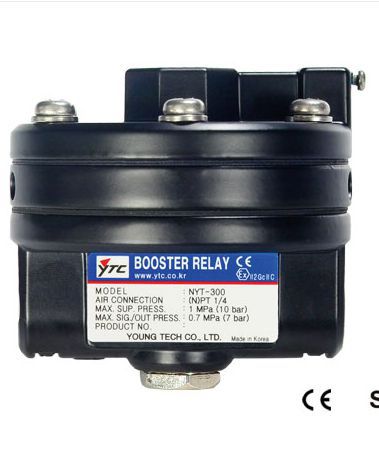 YT-300 Bộ điều khiển vị trí van khí nén Booster Relay Young Tech